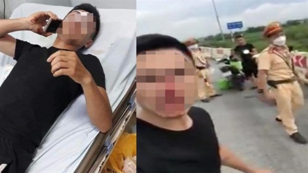 Nghi CSGT đấm vào mặt người vi phạm: ''Chưa đụng chạm gì''